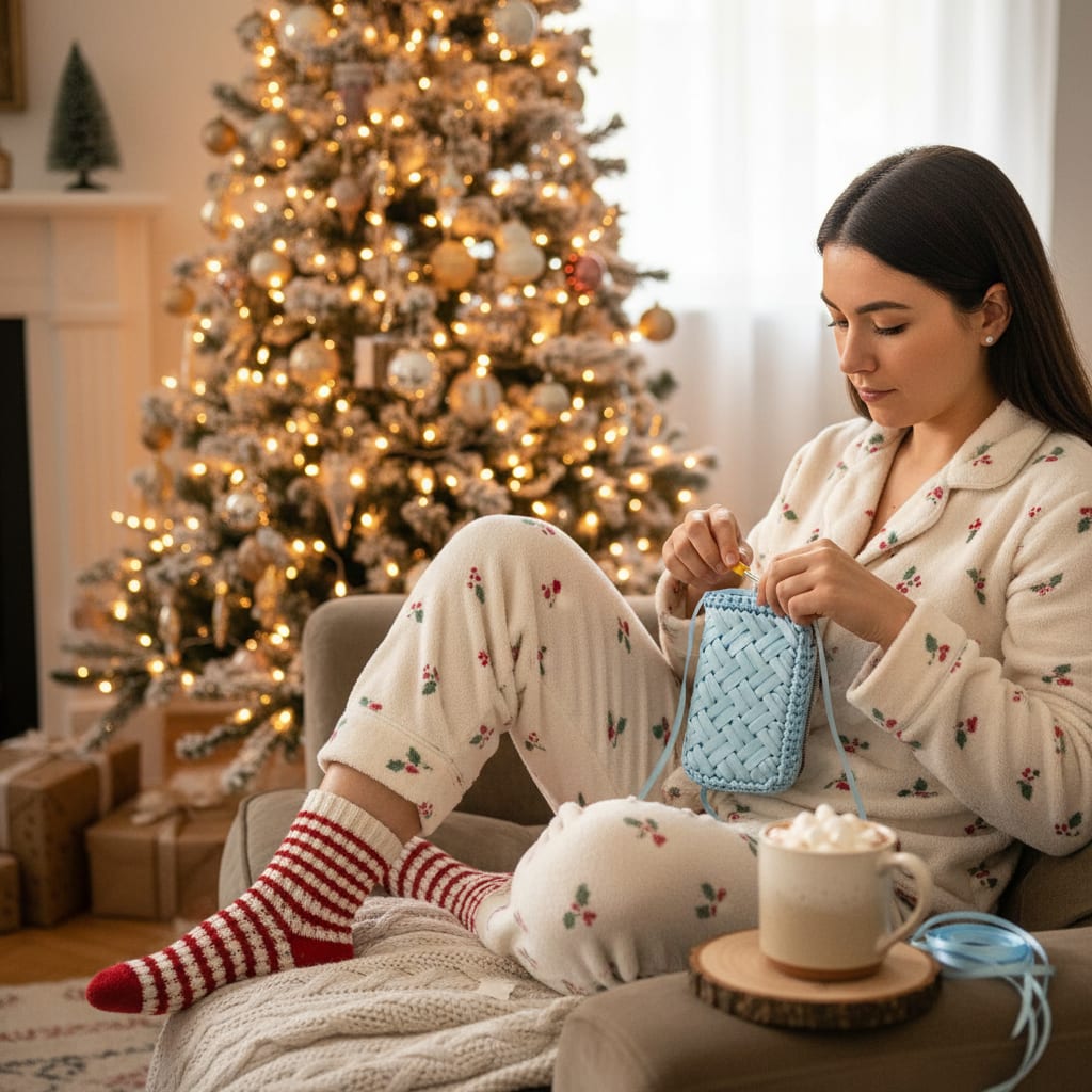 🎄 The Perfect Christmas Craft: Create Your Own Ribbon Purse & Carry the Joy All Season Long