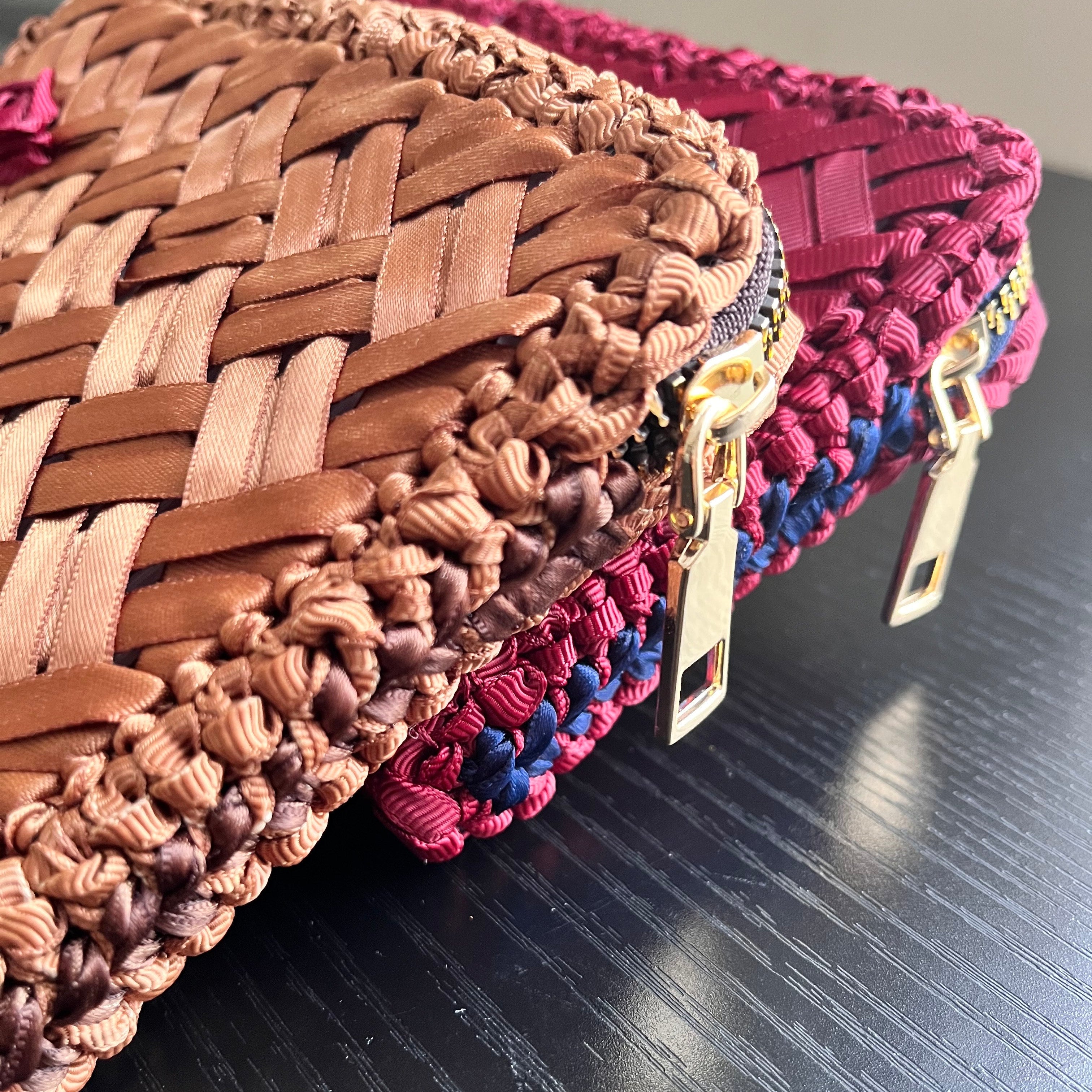 Harmonia Bloom Convertible Bag – Golden Brown (roses)