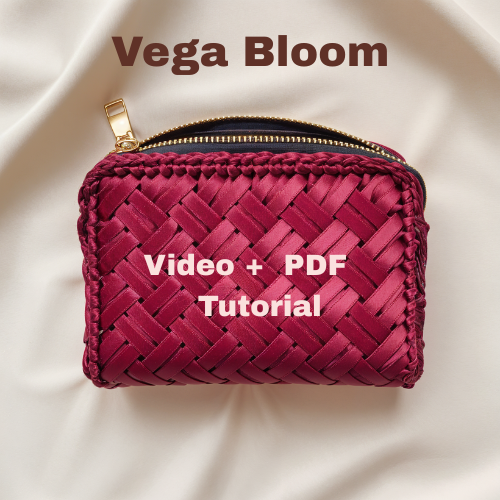 Vega Bloom Purse – Step-by-Step Crochet Video & PDF Tutorial
