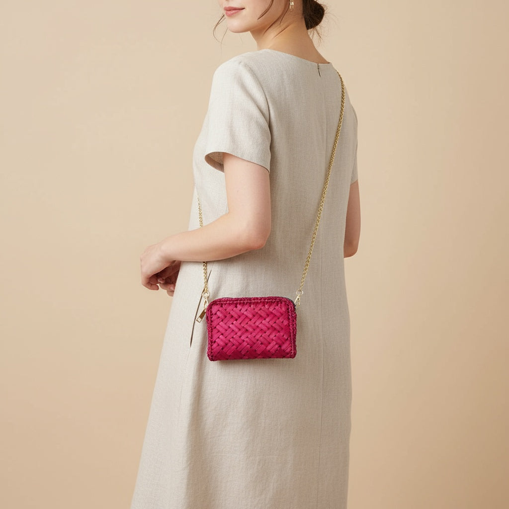 Grand Bloom Purse- Noir Rose